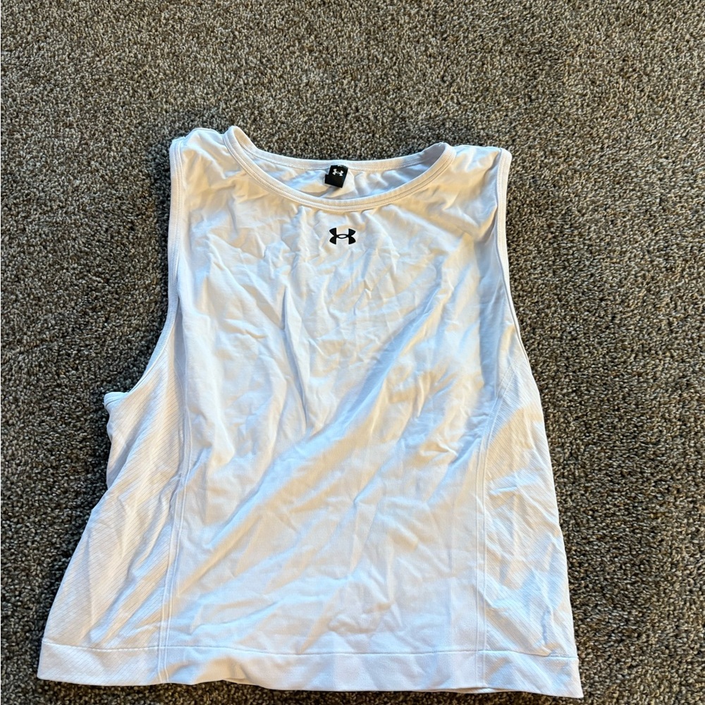 Under Armour Gray Sleeveless Muscle Tee Tank Top